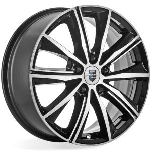 Диск колесный 17 литой K&K Арнар (КС896) алмаз чёрный